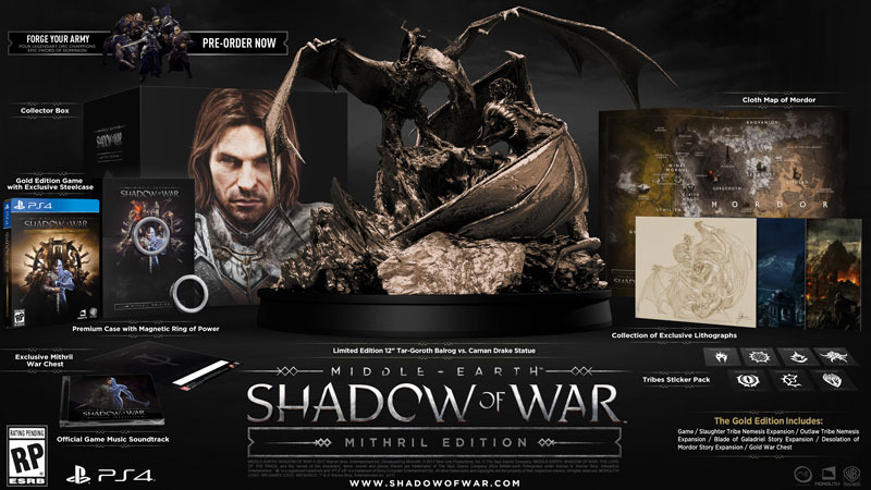 Versión de #Middle-earth: #ShadowOfWar con valor de $300 USD