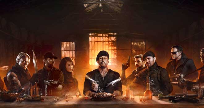 La Última Cena con The Expendables