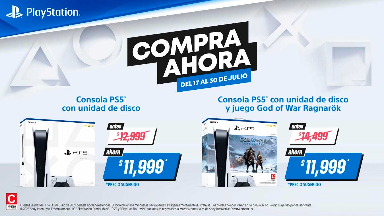 Por primera vez y de manera oficial, PlayStation 5 baja de precio | #Games #Ofertas