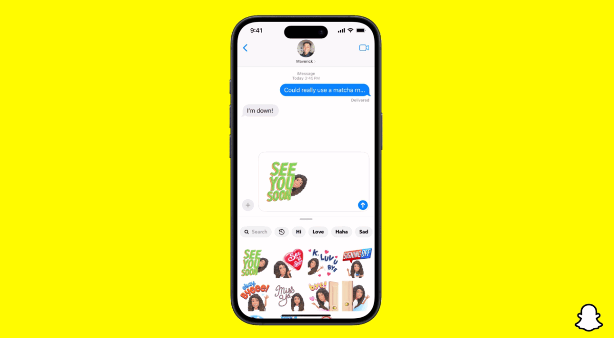Snapchat lanza nuevas formas de usar stickers fuera de la app ...