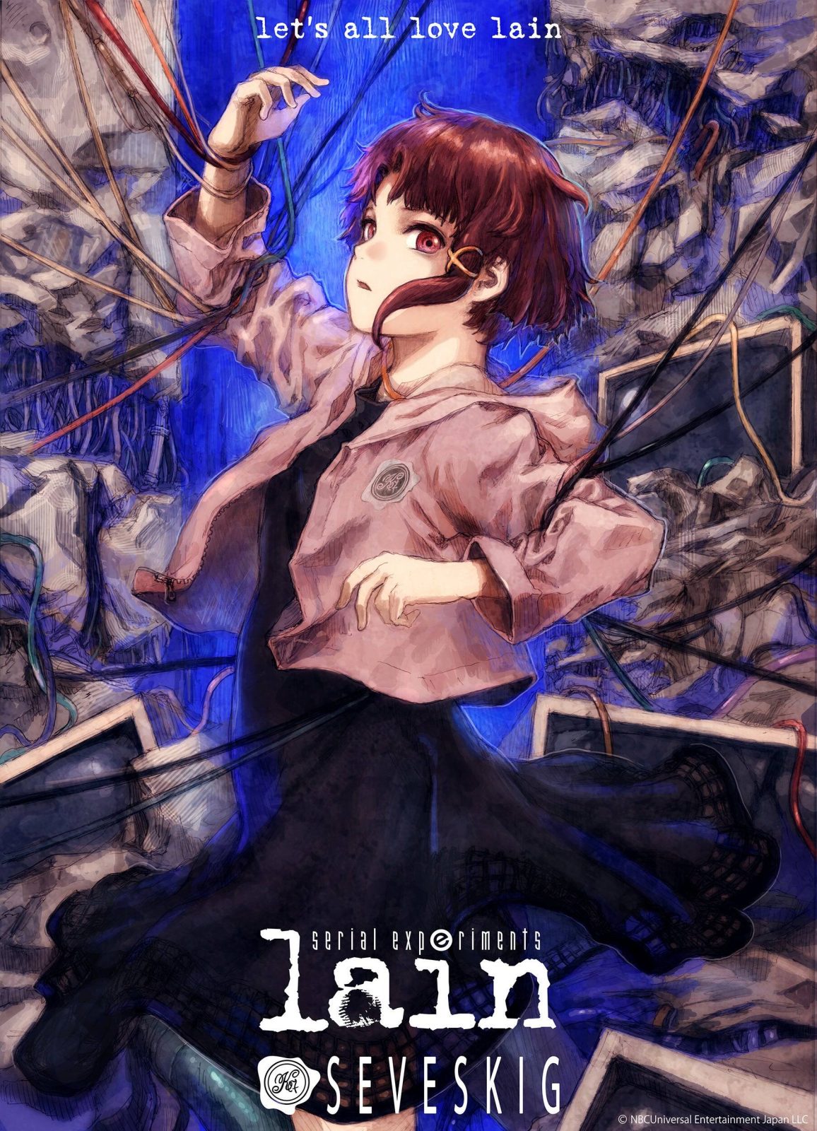 Serial Experiments Lain regresa al cine con arte inédito de Yoshitoshi ABe | #Anime #SerialExperimentsLain #SciFi Lain Iwakura en el nuevo visual de Serial Experiments Lain creado por Yoshitoshi ABe para la colaboración con SEVESKIG
