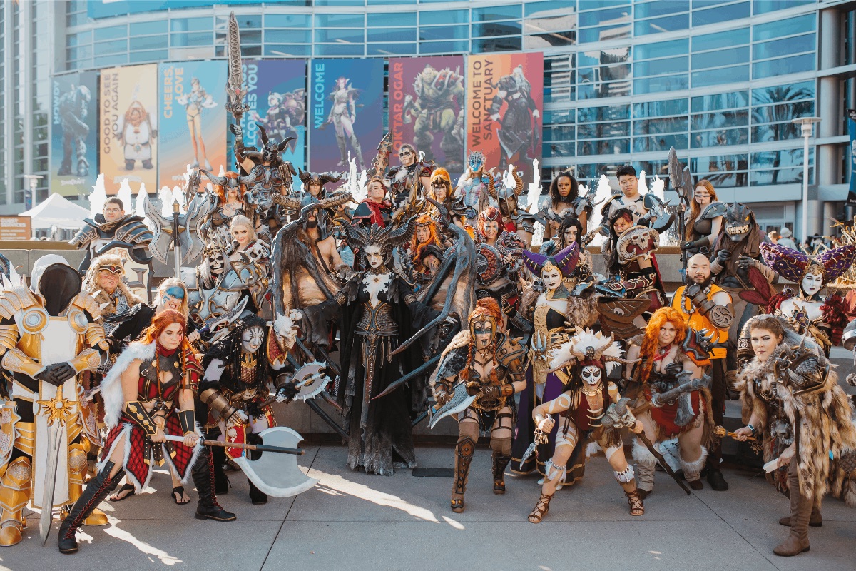 Cosplayers en BlizzCon