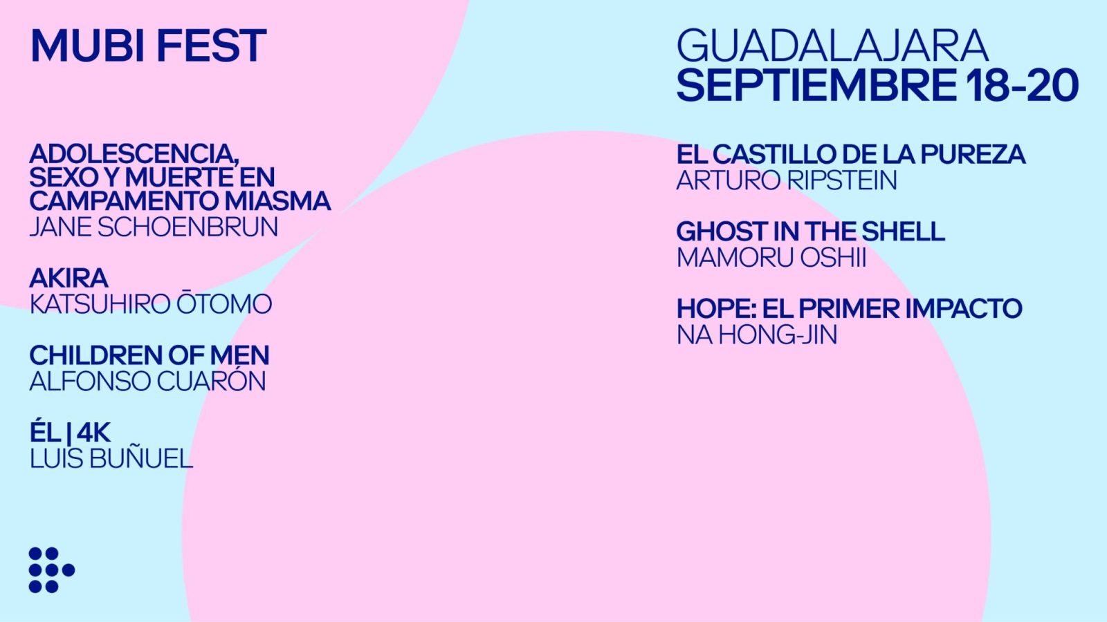MUBI FEST 2026 llega por primera vez a Guadalajara con una programación para celebrar el gran cine | #MUBI #Cine #Guadalajara