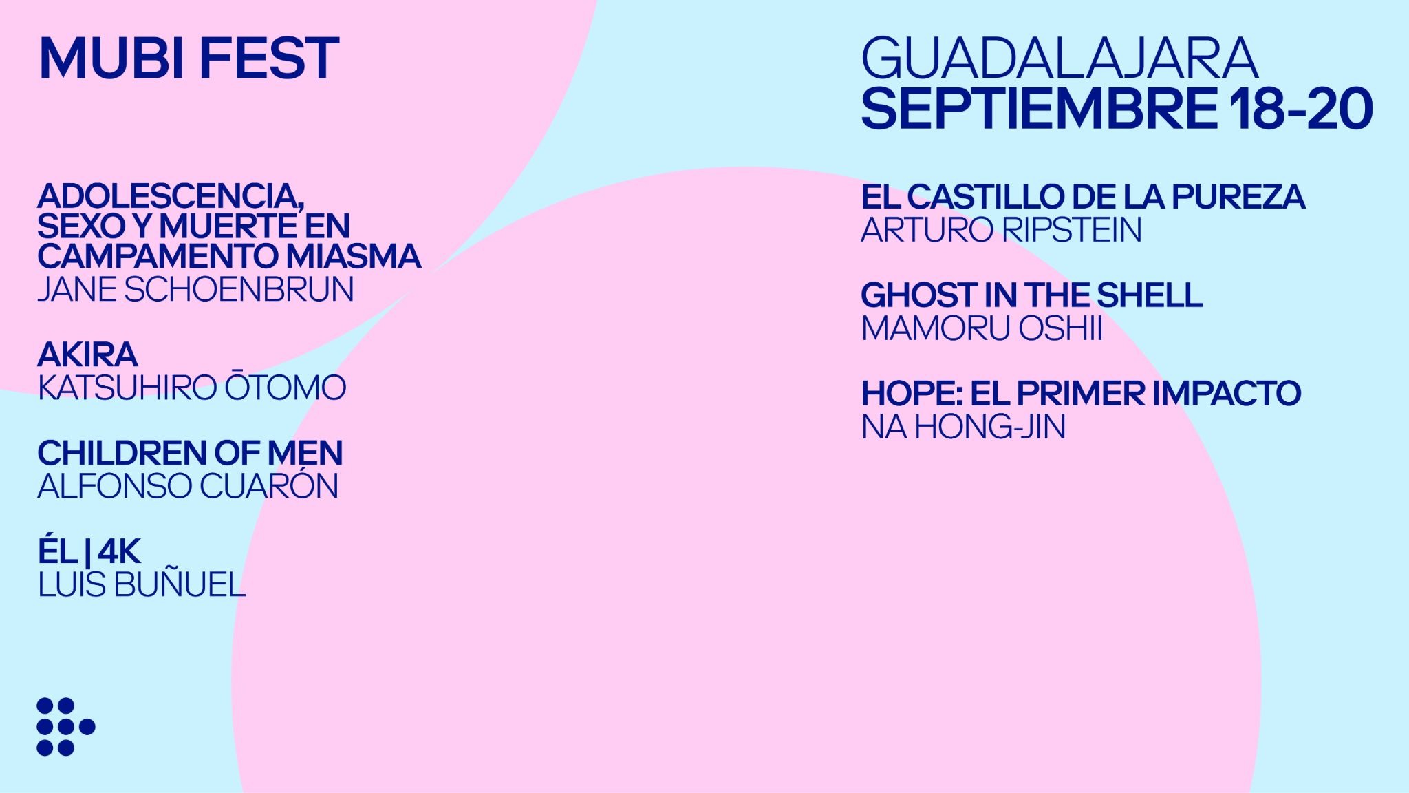 MUBI FEST Guadalajara 2026